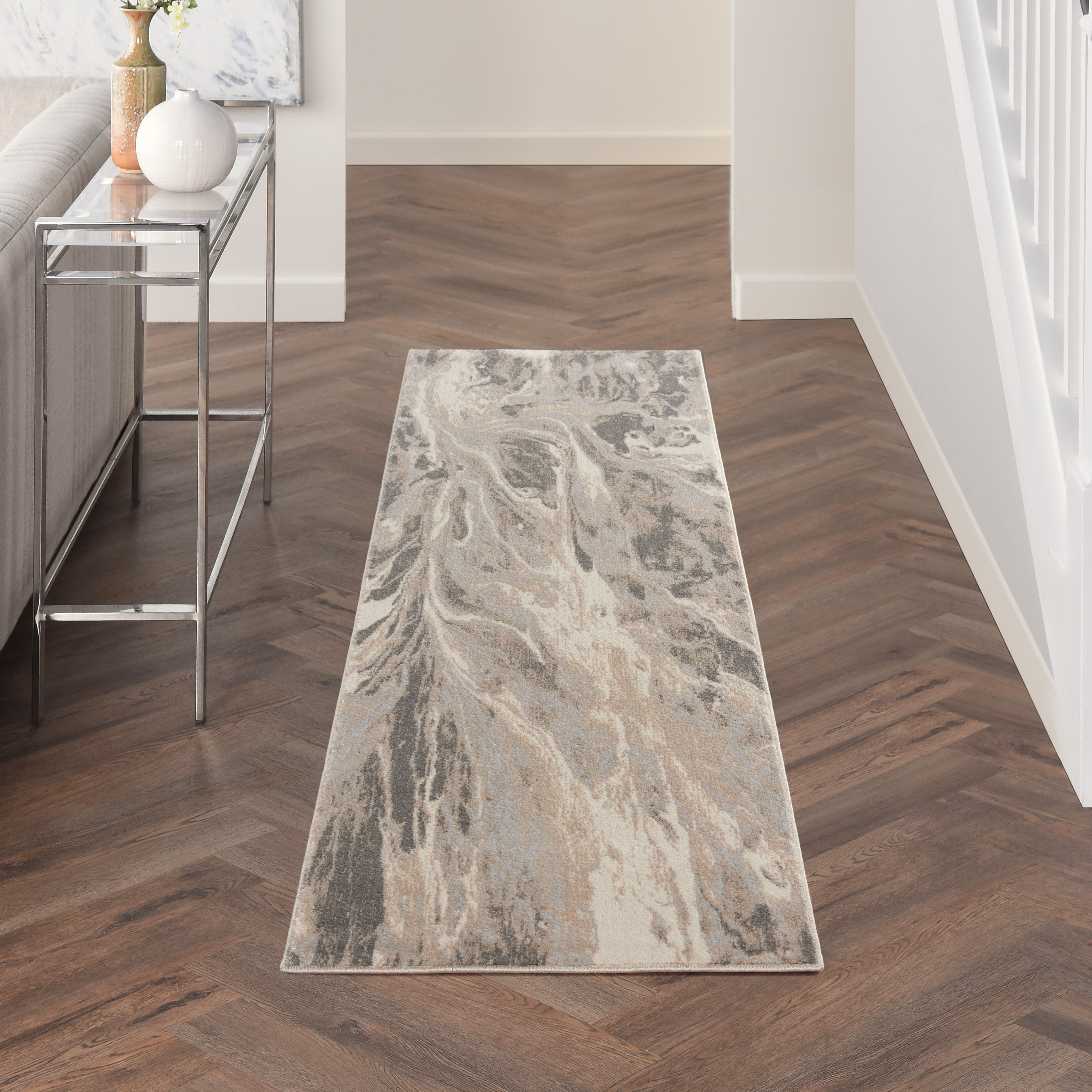 InspireMeHomeDécor Abstract Gray Area Rug & Reviews Wayfair