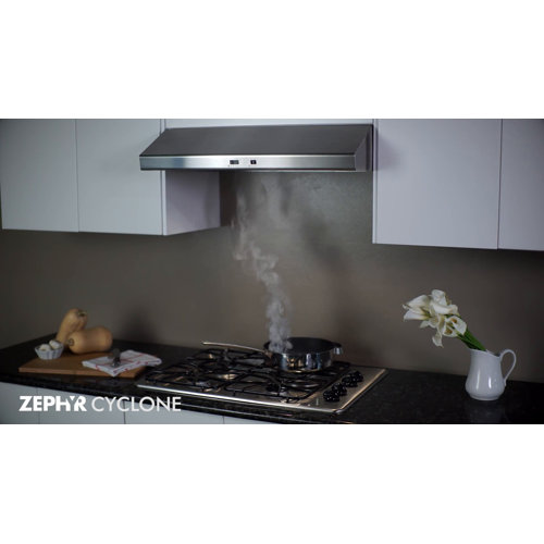 zephyr cyclone under cabinet range hood