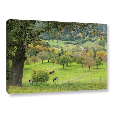 Charlton Home® Peaceful Pasture by Ramona Murdock - Wrapped Canvas ...