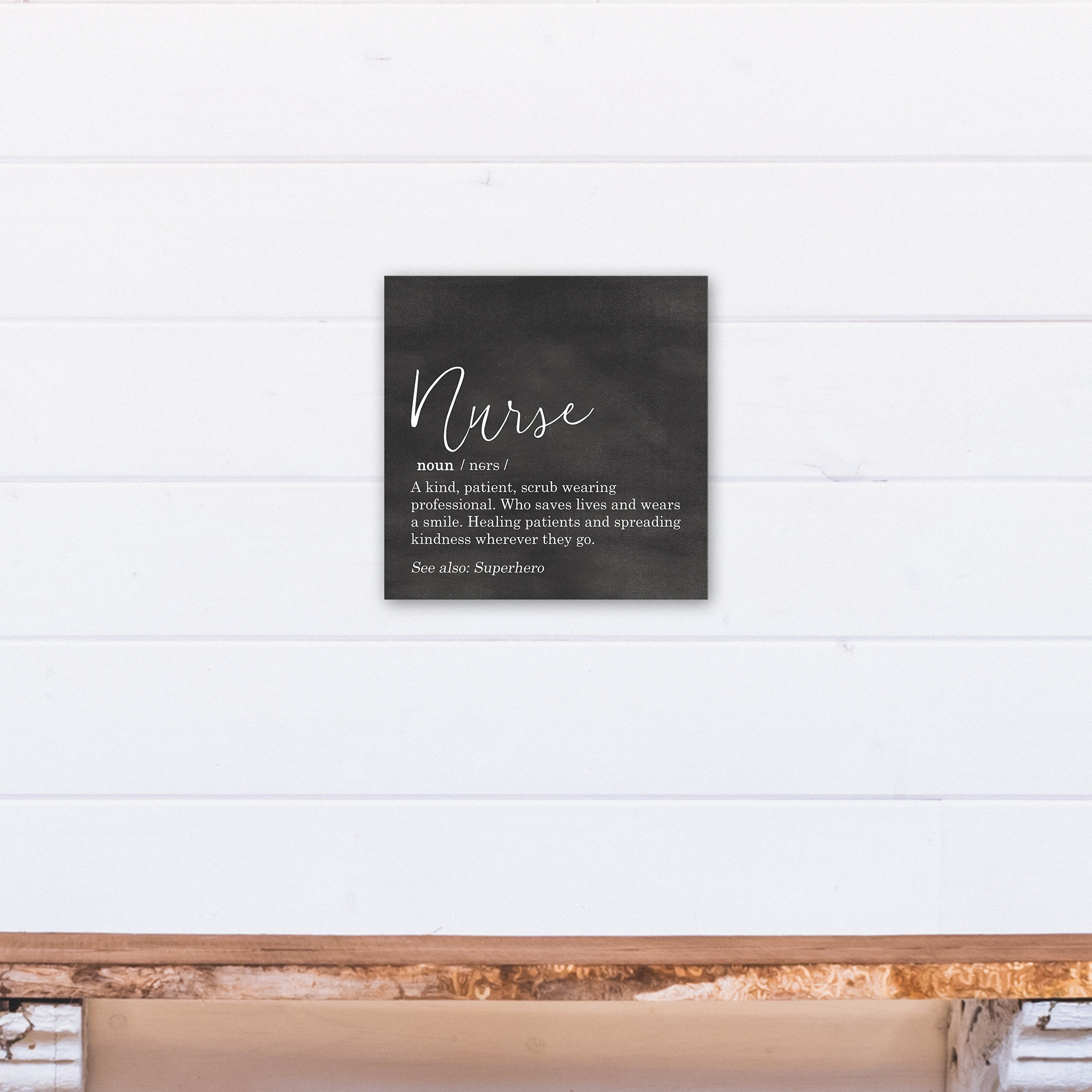 Trinx Nurse Definition Unframed Textual Art on Canvas Wayfair