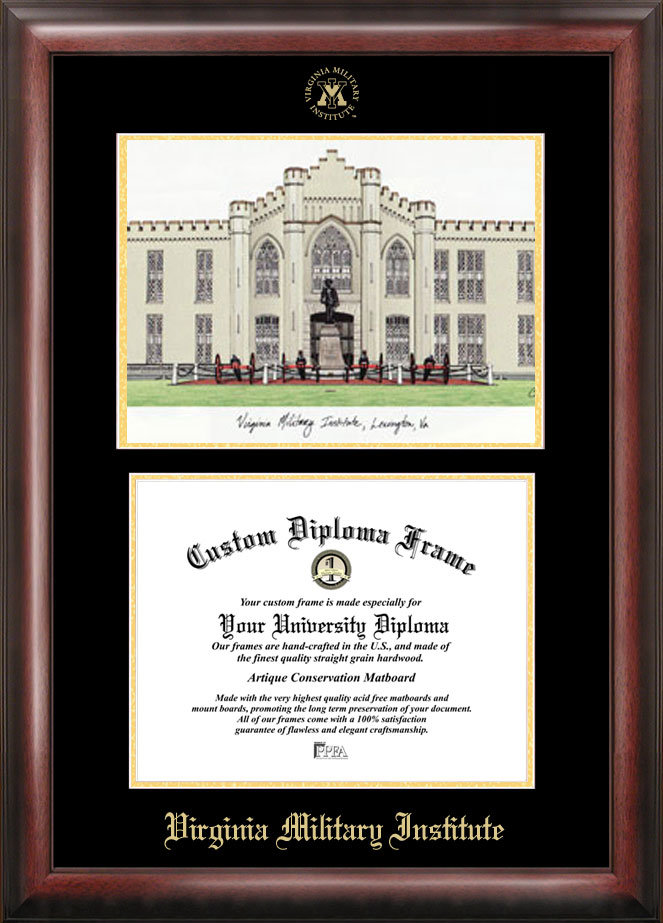 Campus Images NCAA Virginia Military Institute Diploma Lithograph