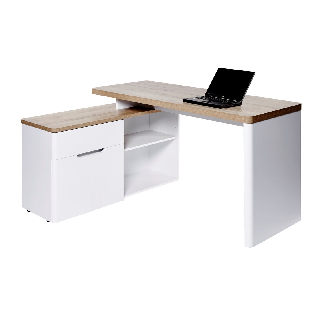Cuuba Libre L-Shape Desk white
