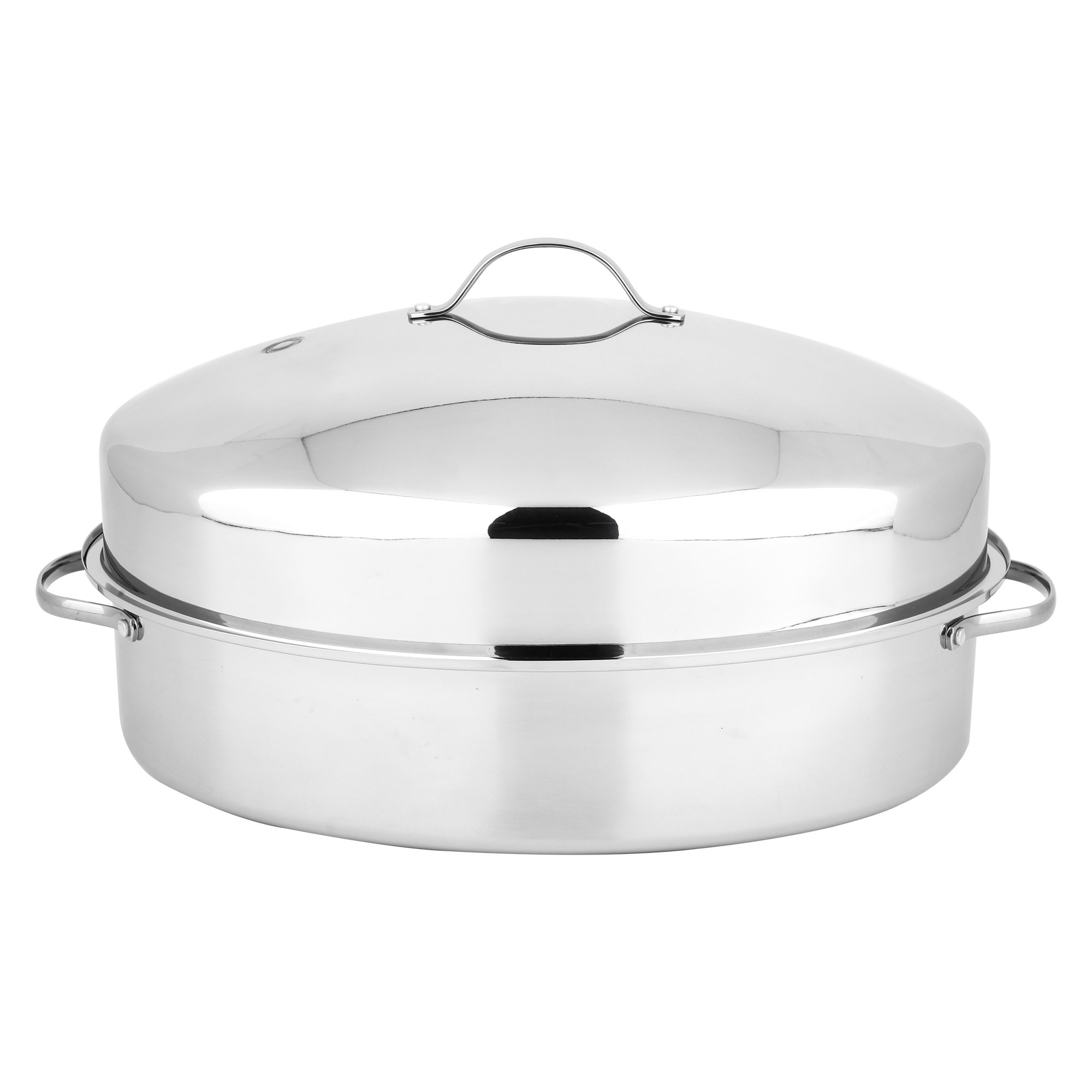 NutriChef 20 in. Stainless Steel Roasting Pan Wayfair