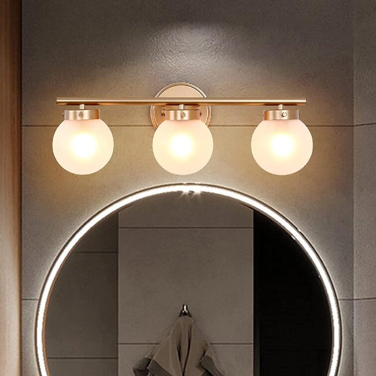 Modern Bathroom LED Crystal Mirror Light Toilet Wall Lamp Fixture Vanity Lights 