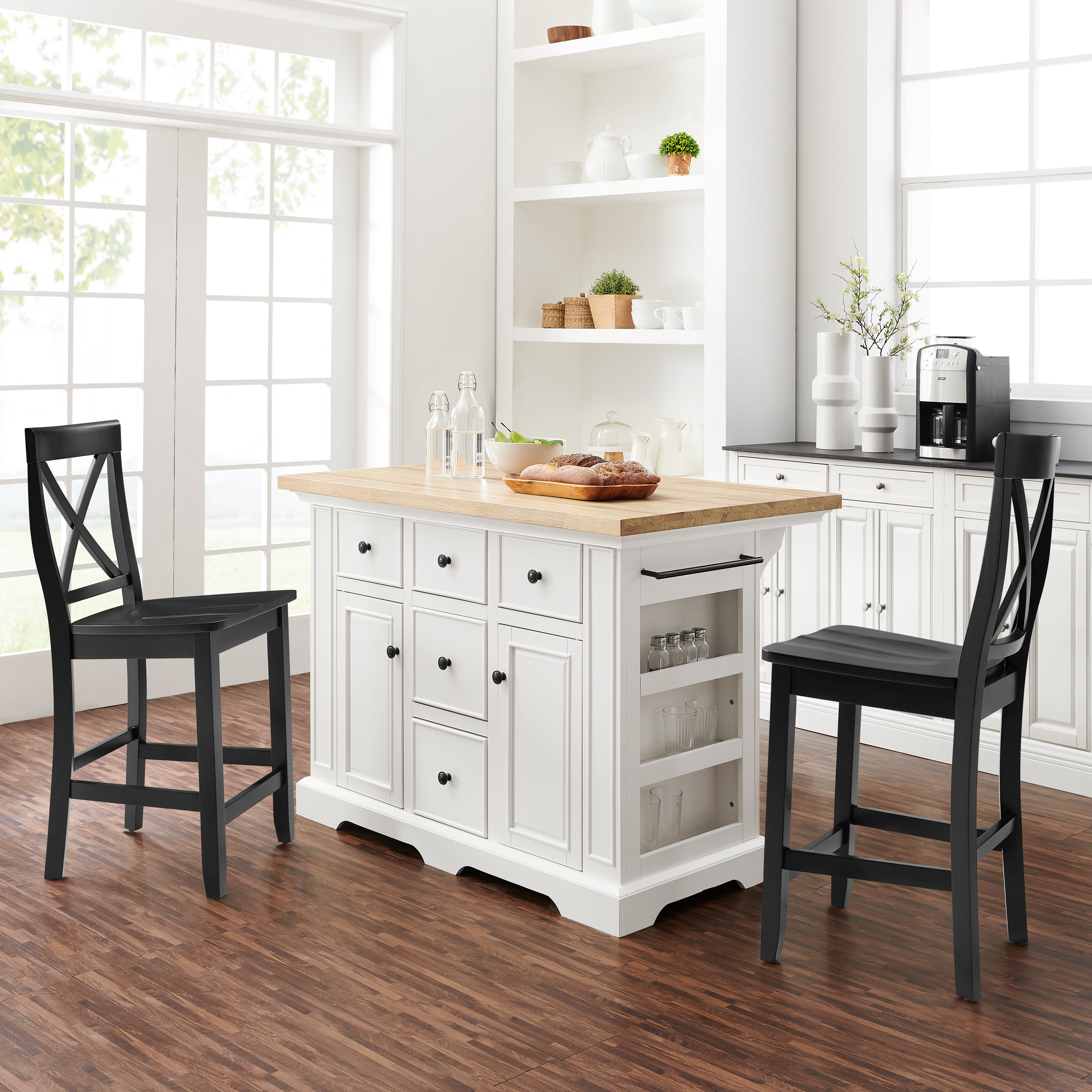 Crosley Julia 50'' Wide Kitchen Island Set & Reviews Wayfair