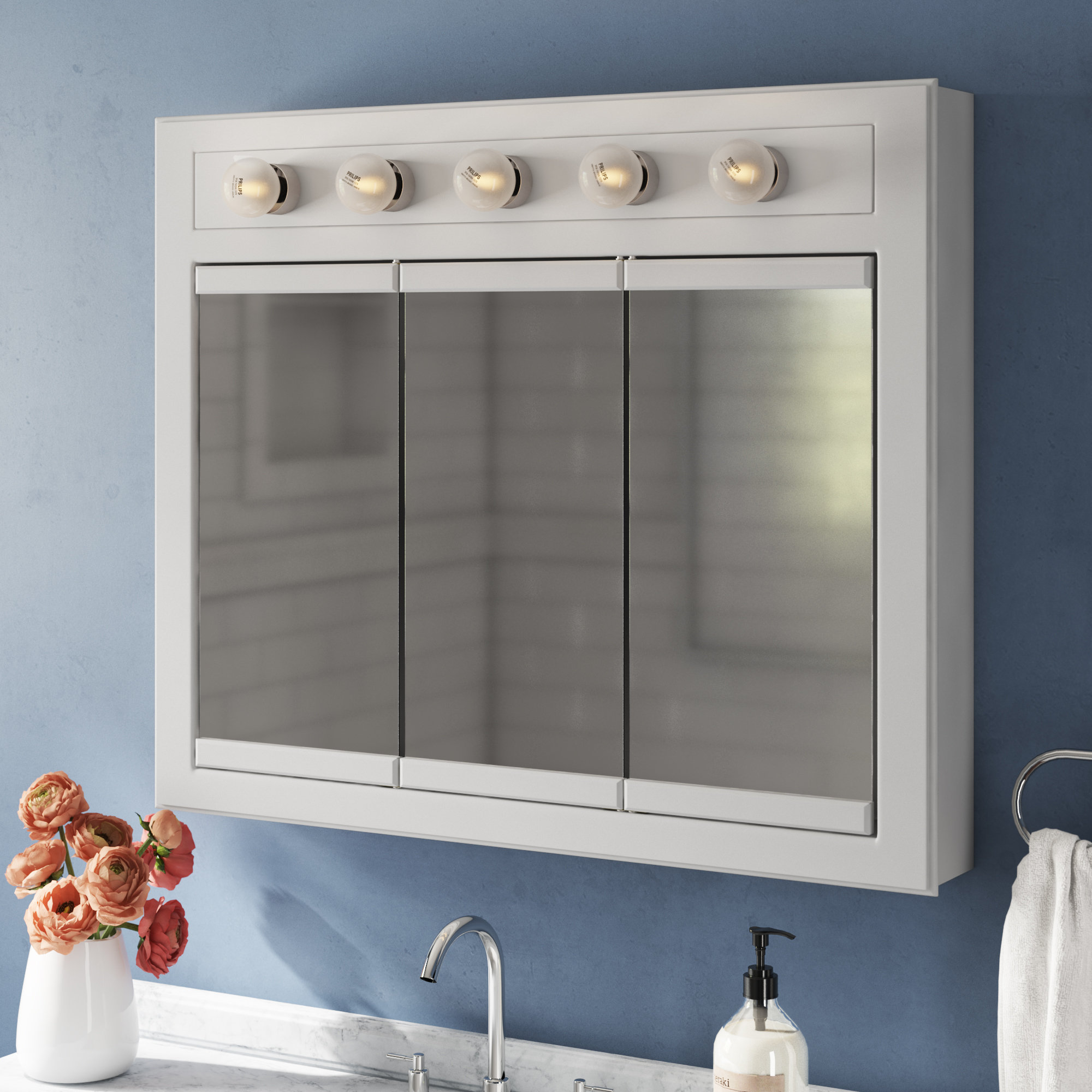 Winston Porter Searle Surface Mount Framed 3 Doors Medicine