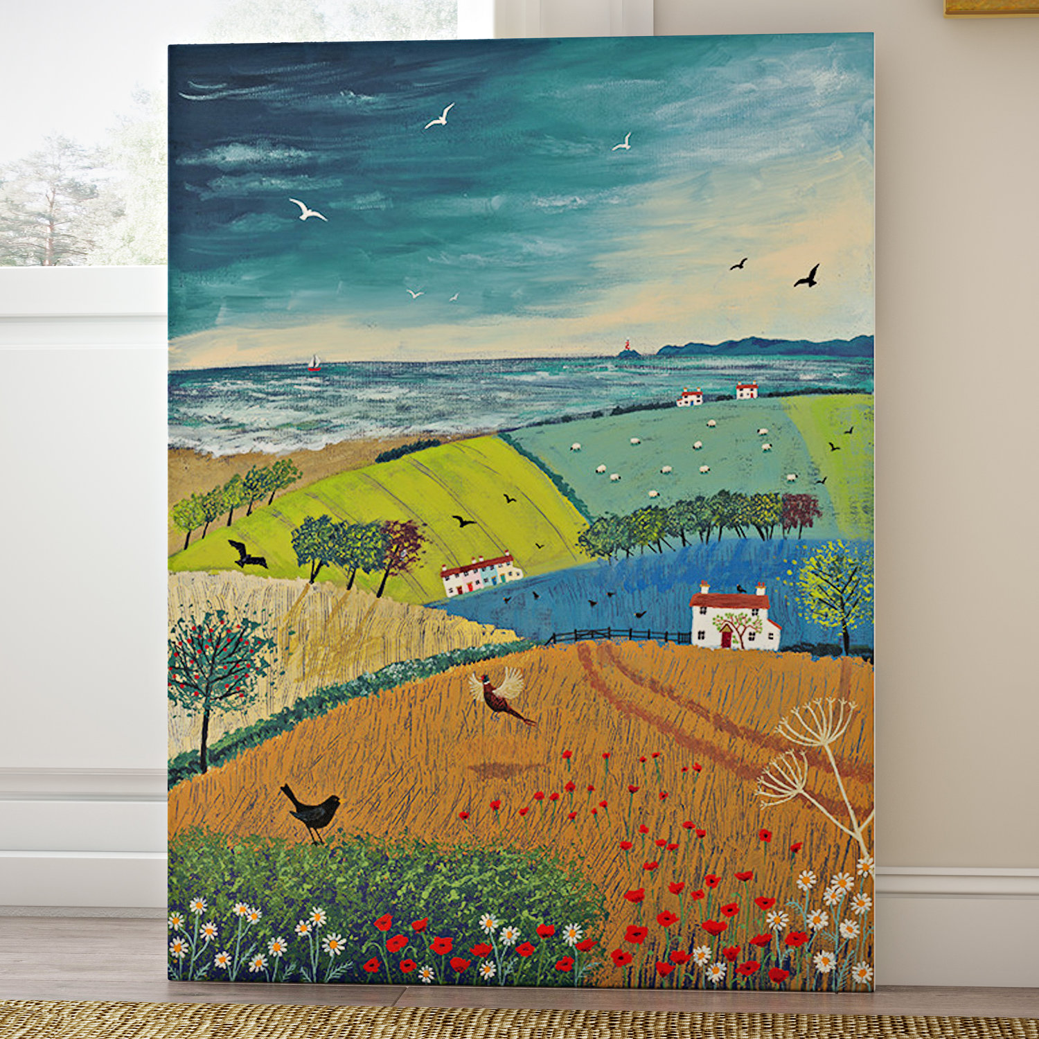 ClassicLiving Jo Grundy Painting on Canvas & Reviews Wayfair.co.uk