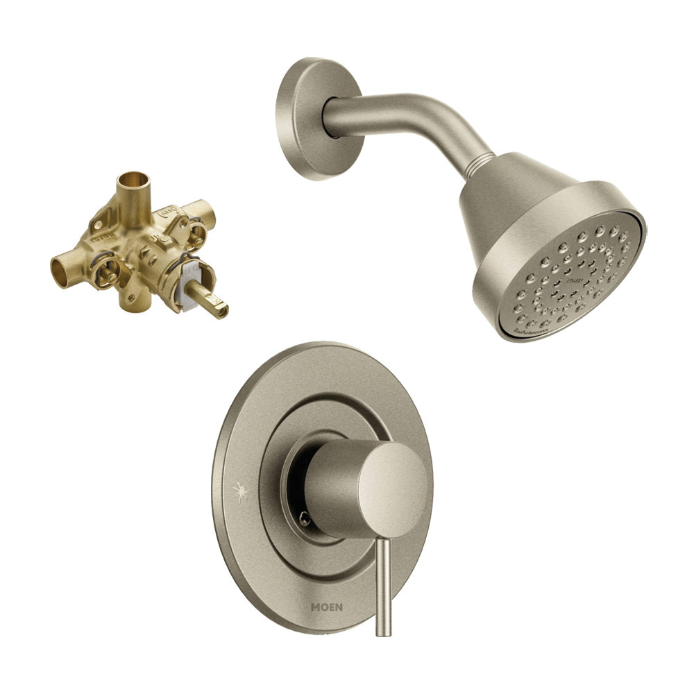 Moen Align Pressure Balanced Shower Faucet with Roughin Valve and Posi