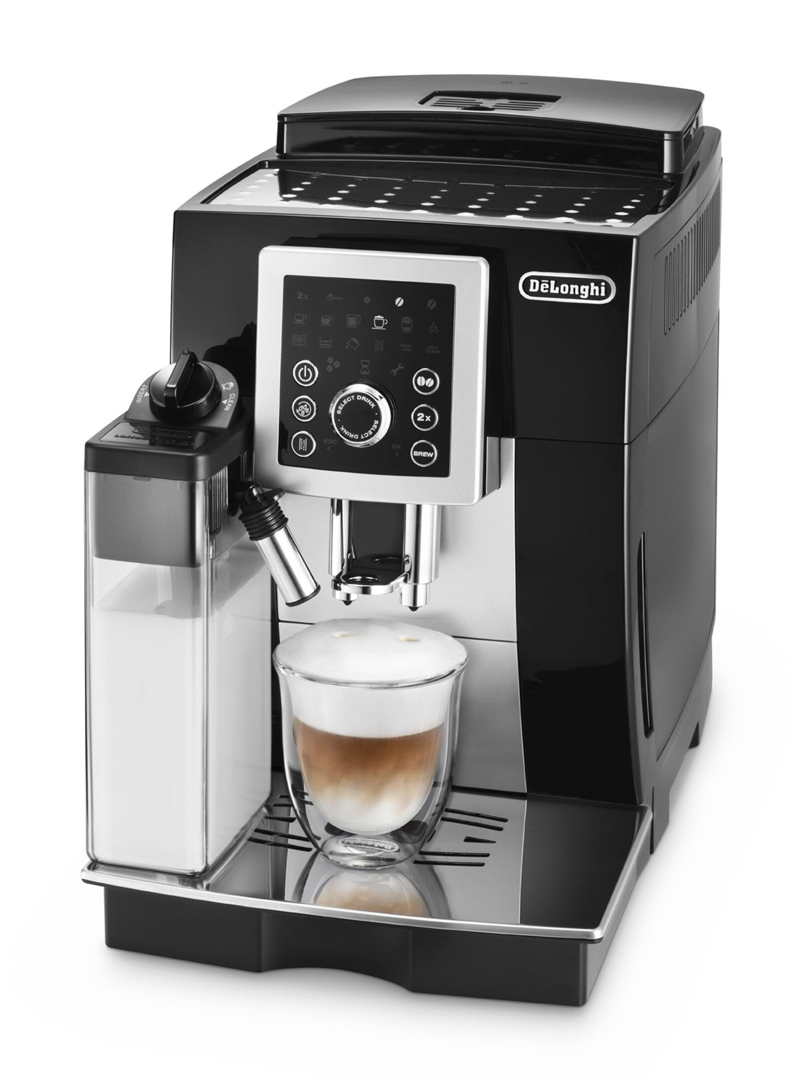 Apt Bog tanker DeLonghi Magnifica S Smart Fully Automatic Espresso, Cappuccino and Coffee  Machine with One Touch LatteCrema System & Reviews | Wayfair