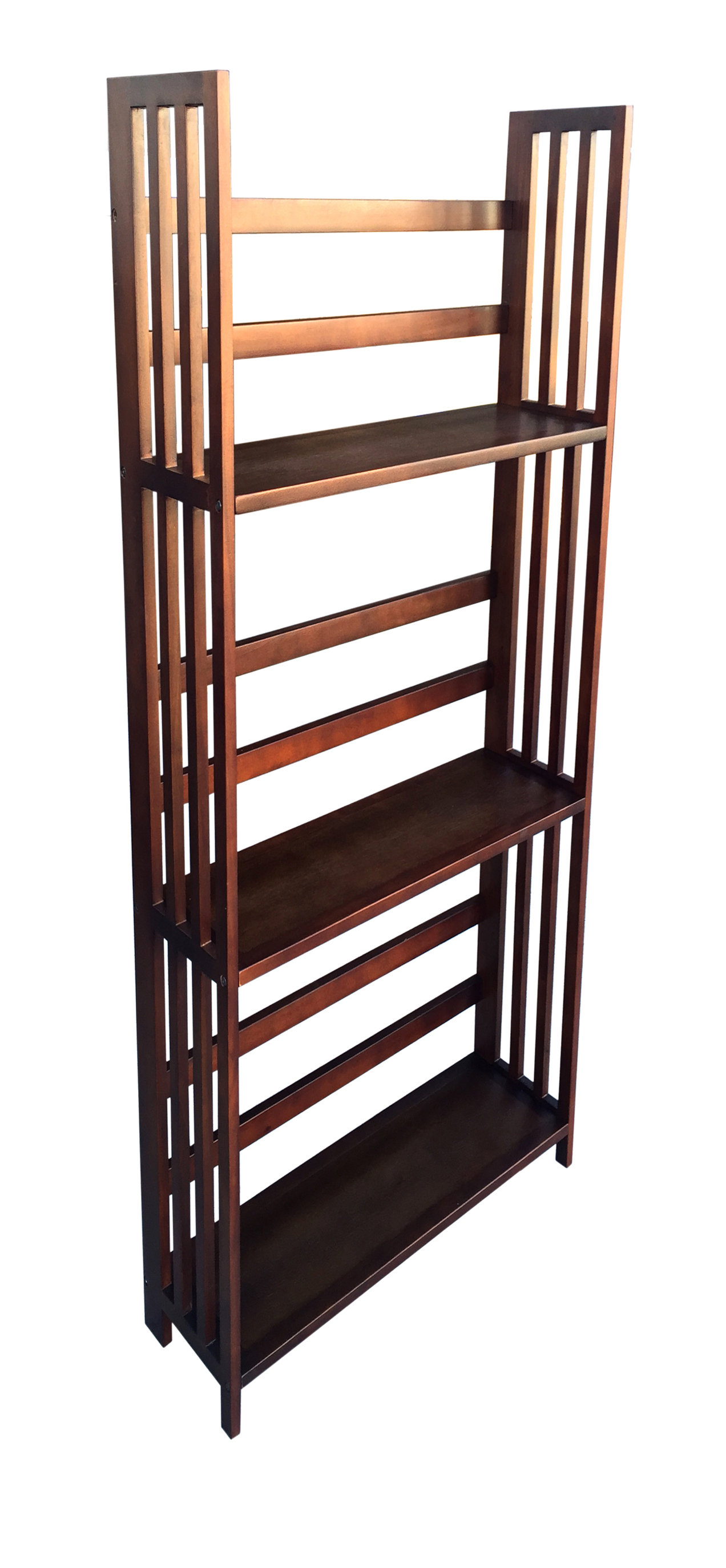 DArt Collection Brookshire Solid Wood Etagere Bookcase Wayfair