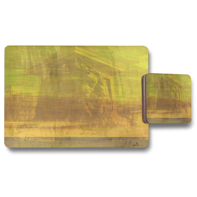 Ebern Designs Placemat And Coaster Set | Wayfair.co.uk