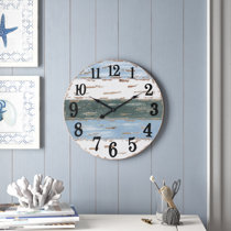Glass Wall Clock Kitchen Clocks 30 cm round silent Template Black 