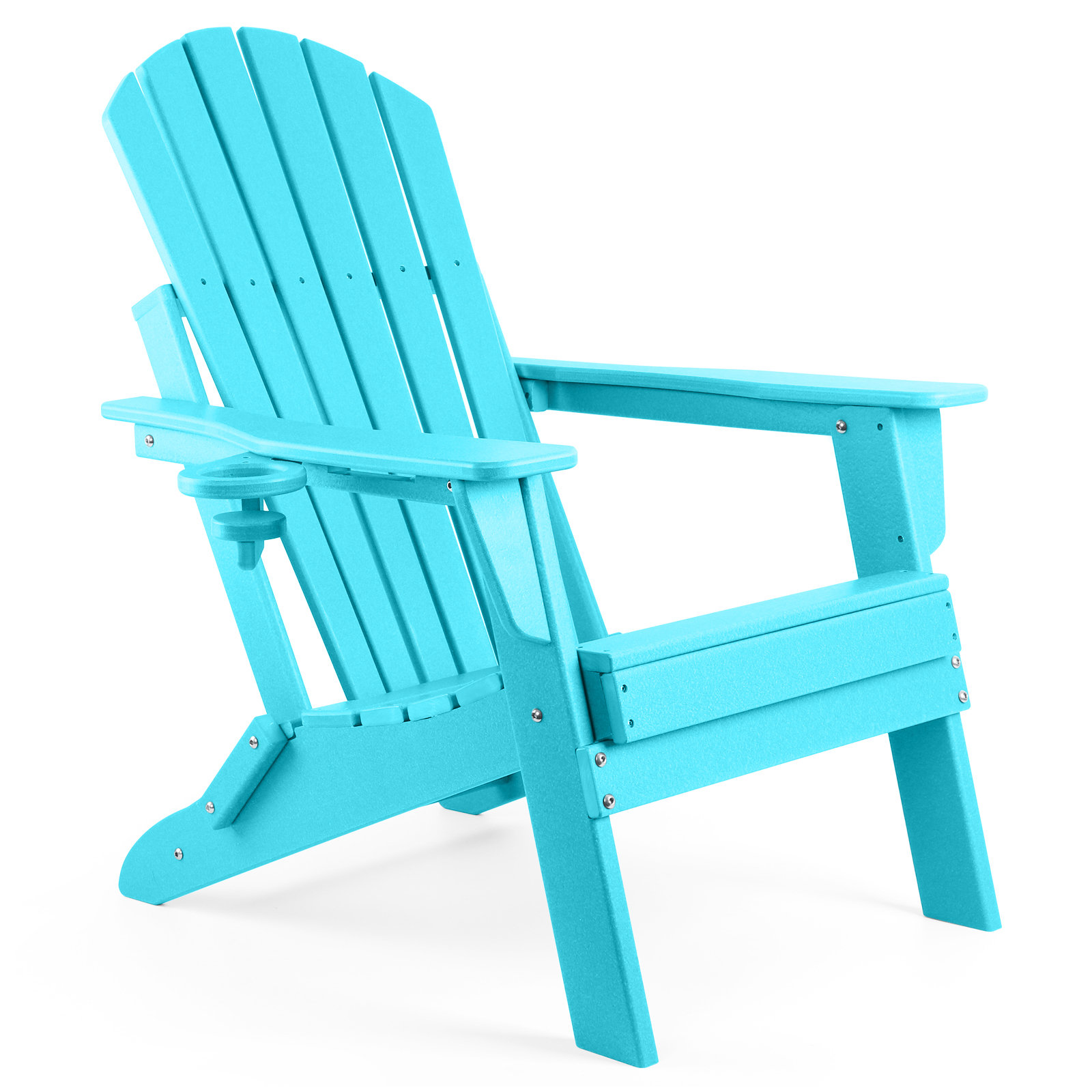 Highland Dunes Uniopolis Plastic Folding Adirondack Chair Wayfair