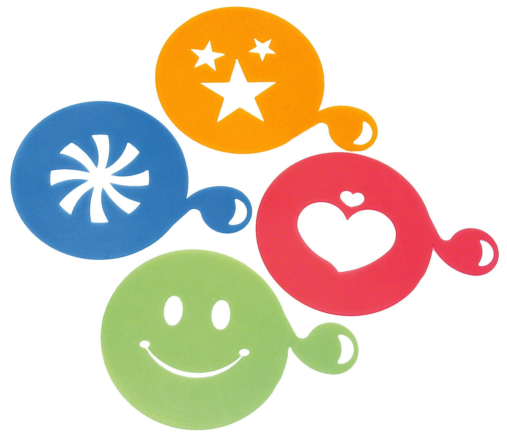 Kitchen Supply Wholesale Reusable Coffee, Tea, Or Cake Stencils Set