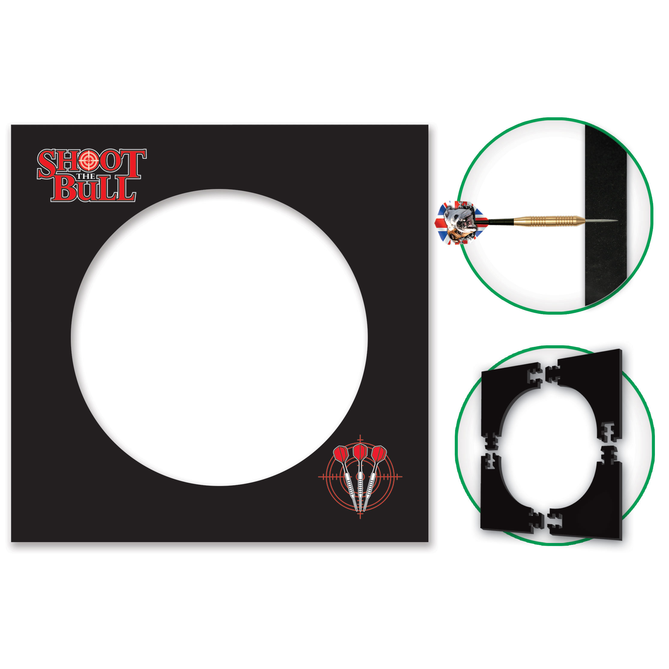 Dart World Shoot the Bull Backboard Wall Protector Wayfair