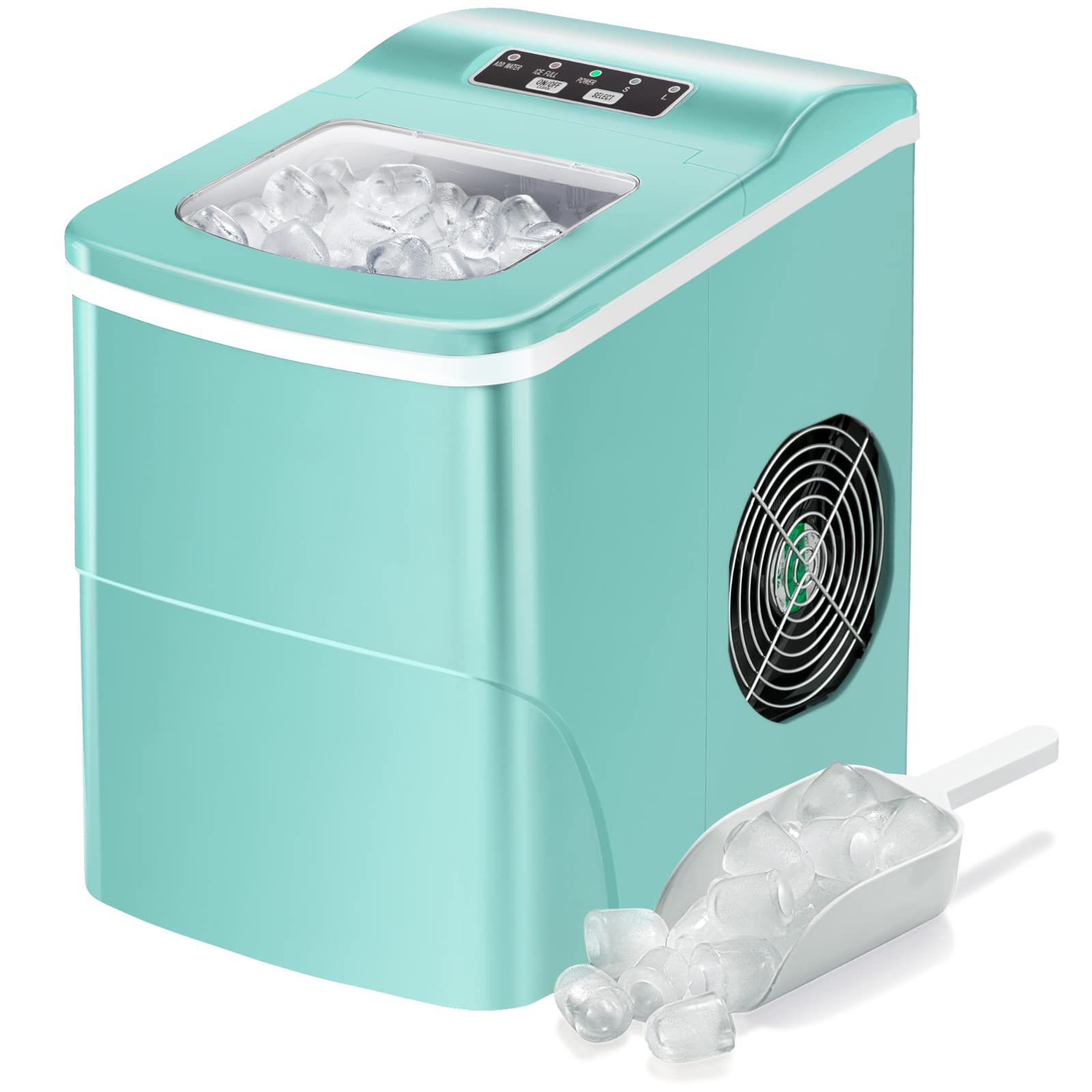 Antarctic Star 26 Lb. Daily Production Cube Ice Portable Ice Maker
