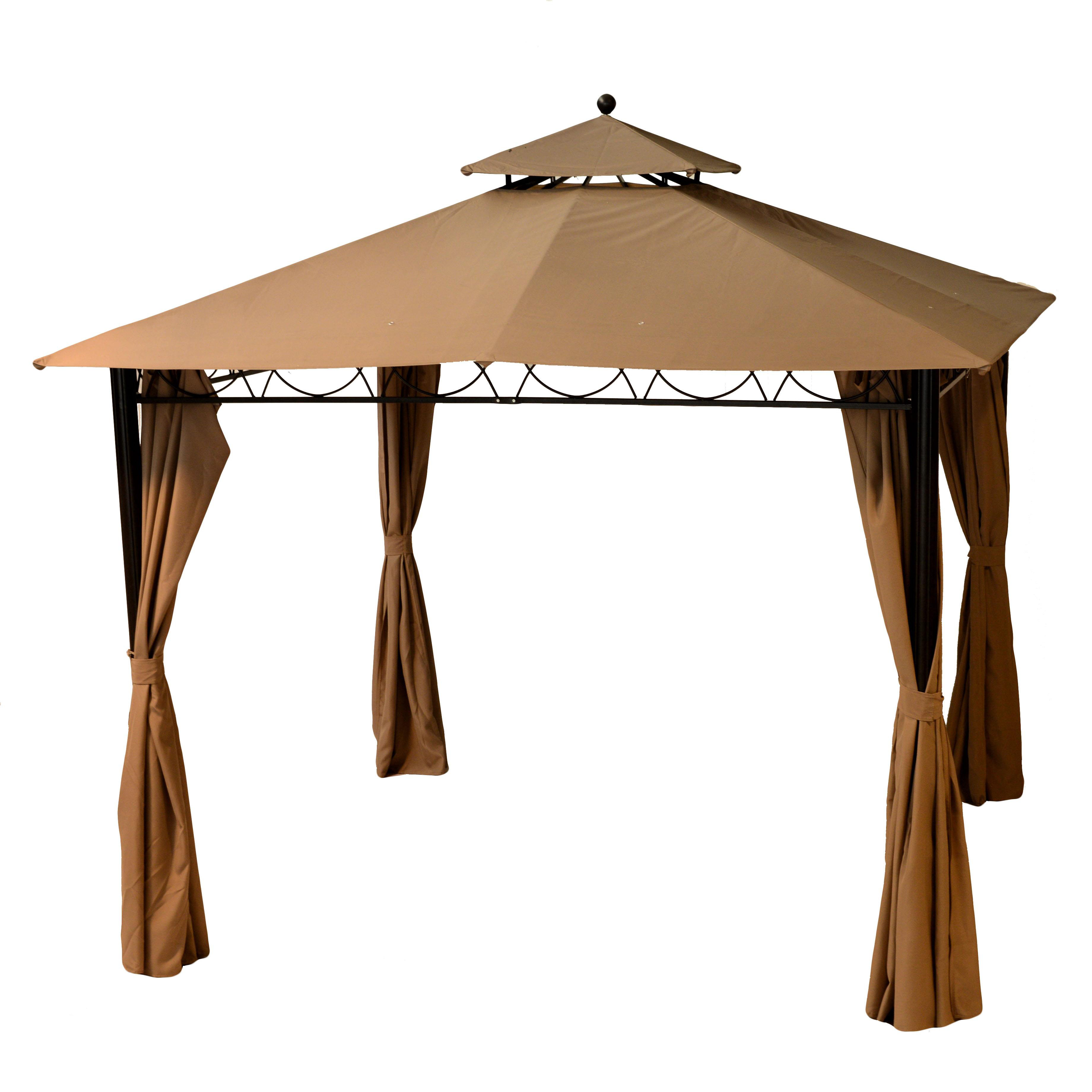 Freeport Park Bourgeois 3m x 3m Metal Patio Gazebo Wayfair.co.uk