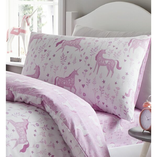 Pink Unicorn Kingdom Ceiling Light Shade or Lampshade matches Dreamscene Bedding 