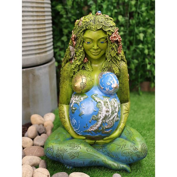 Yuui GHIA Mother Earth Estatua Earth Mother Estatua decorativa para el jardín 