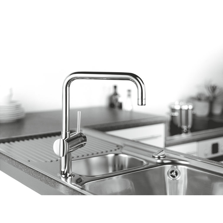 GROHE Minta kitchen tap, 0°/150°/360° swivel range, GROHE StarLight,  U-spout 32488000