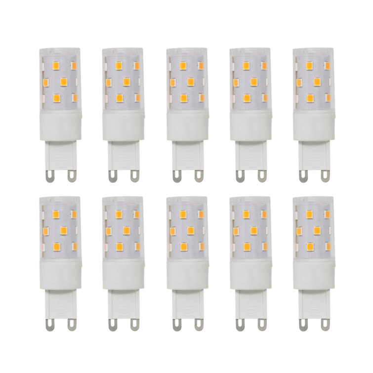 Candex Lighting 3.5 Watt (40 Watt Equivalent), G9 LED, Dimmable Light Bulb, Warm White (3000K) G9/Bi-pin Base