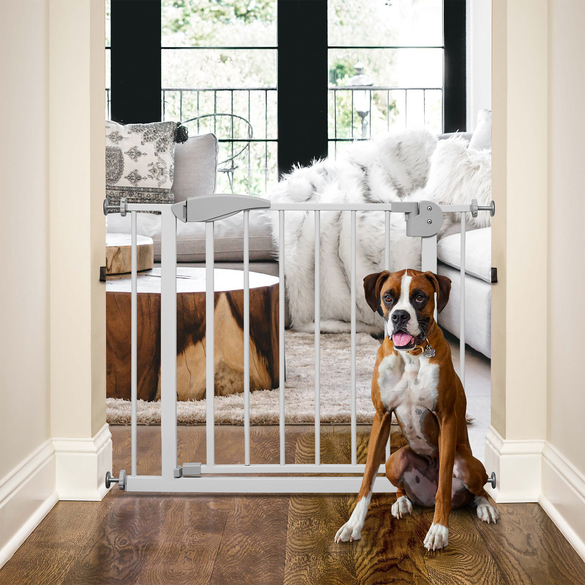 Tucker Murphy Pet™ Wall Mounted Pet Gate Wayfair
