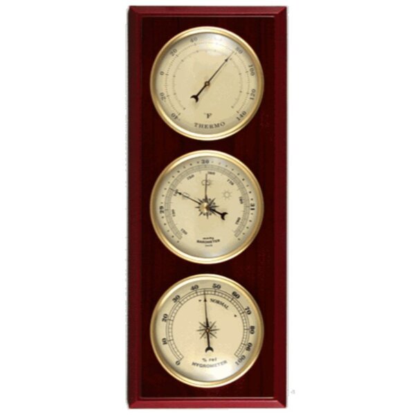 Details about   3Pcs Hygrometer Thermometer Barometer Weather Forecast Station Temperature 