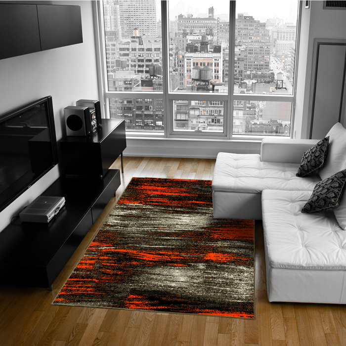 AllStar Rugs Performance Orange Rug & Reviews | Wayfair