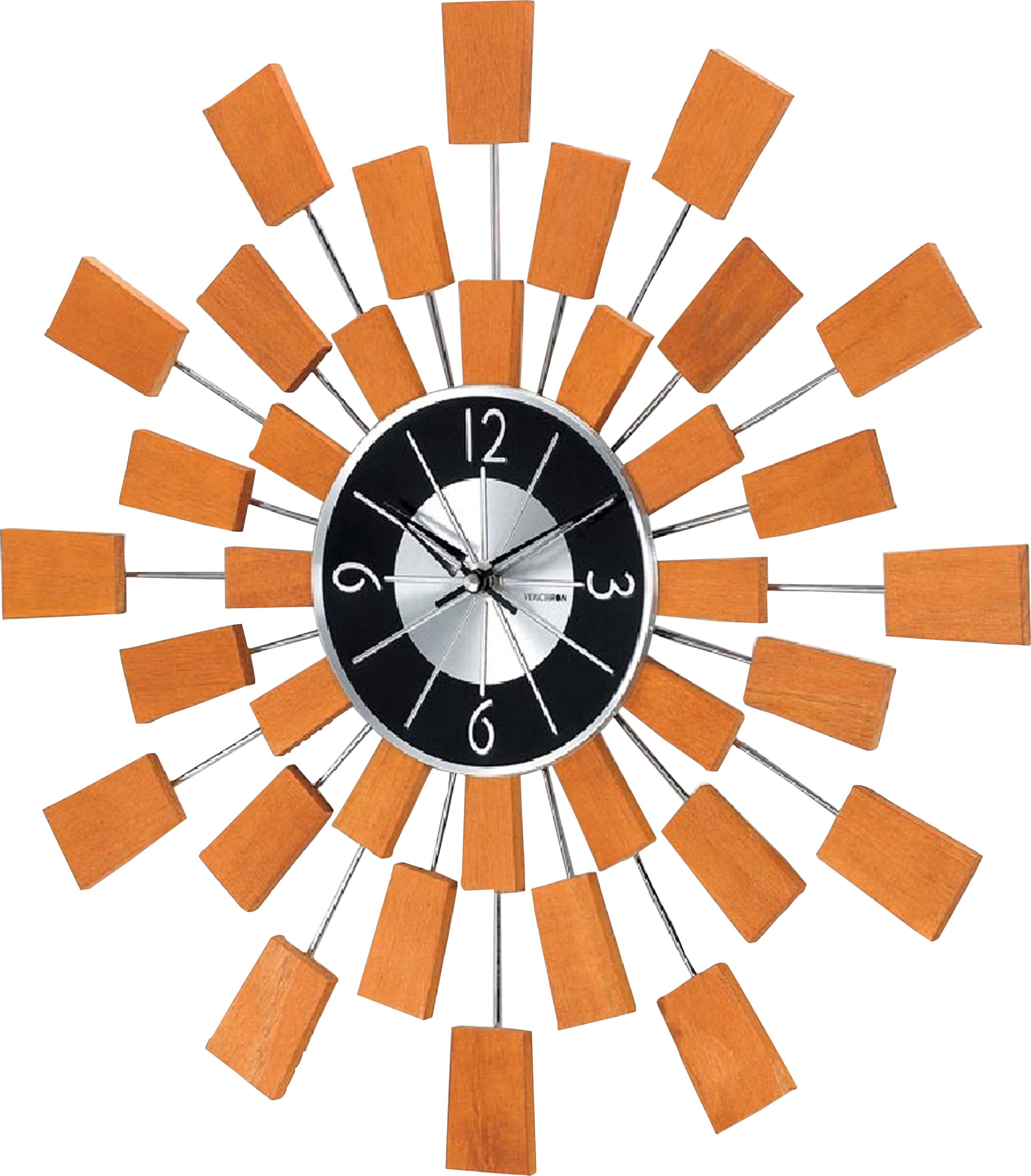 dCOR design Telechron Wooden Block Wall Clock & Reviews Wayfair