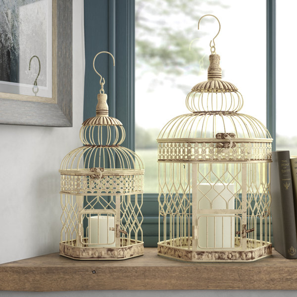 Round Coloured Decorative Wedding Birdcages Shabby Chic Bird Cage Centrepieces 