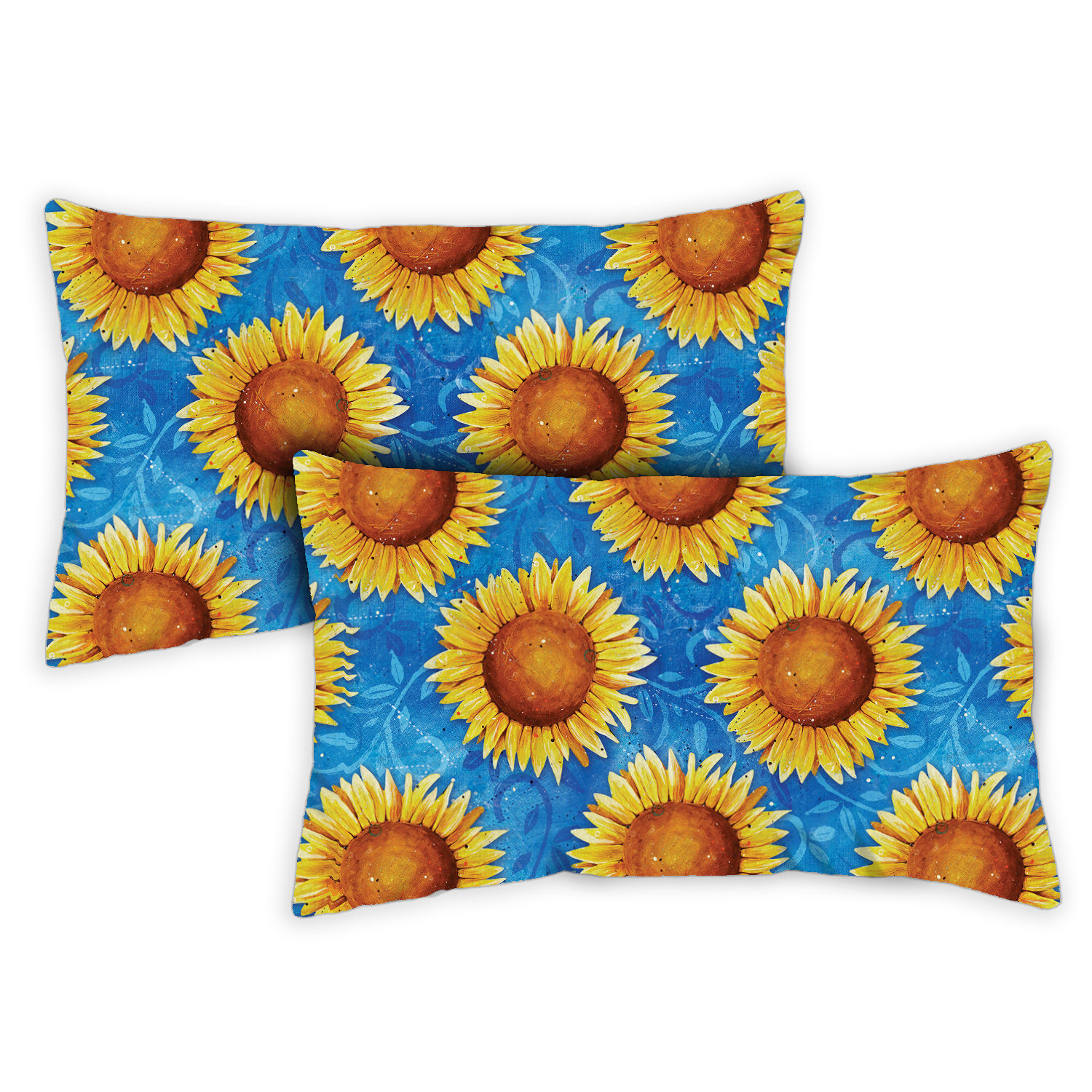 Toland Home Garden Sweet Sunflowers 12 X 19 Inch Outdoor Pillow Case