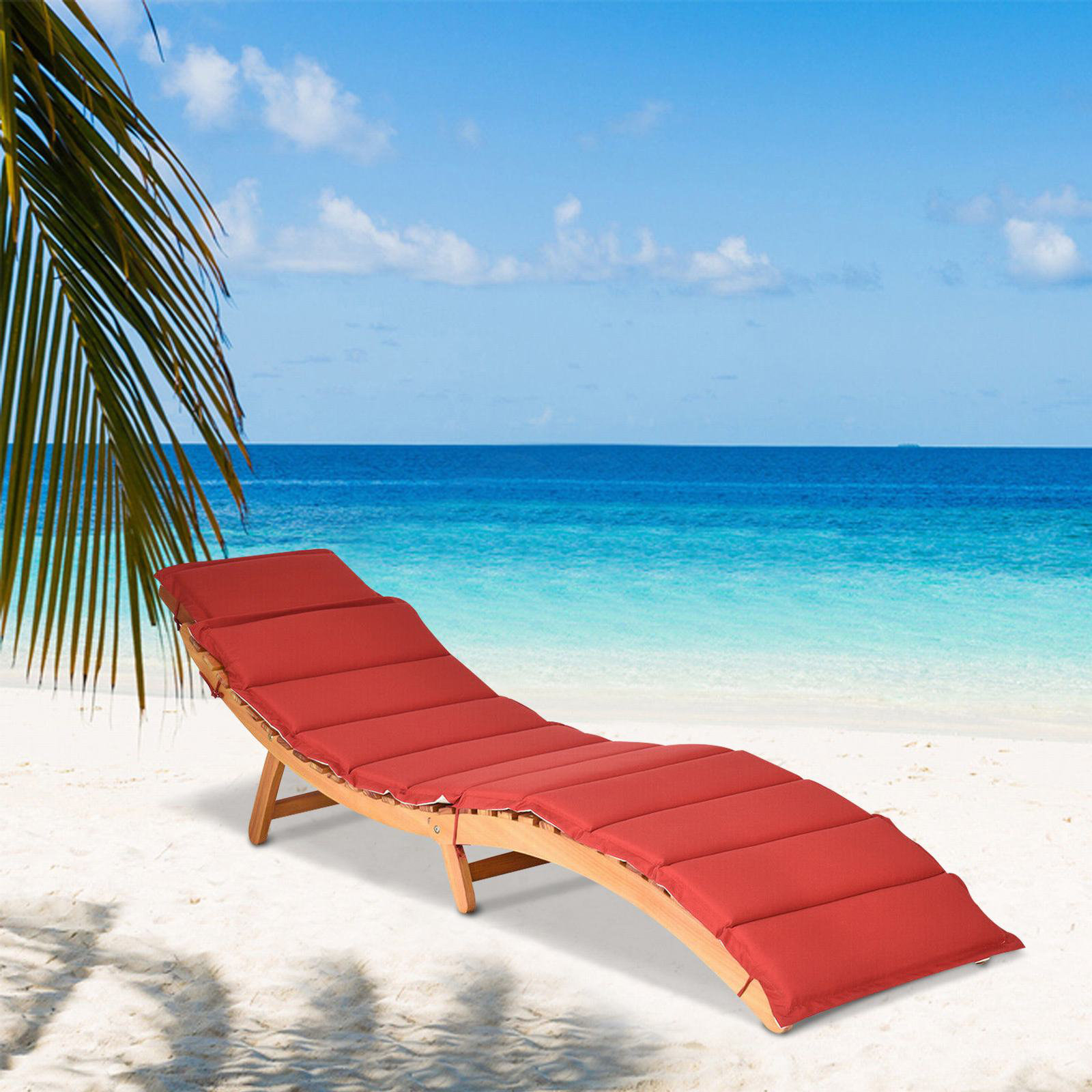 Red Barrel Studio® Kendasia Outdoor Eucalyptus Chaise Lounge Wayfair