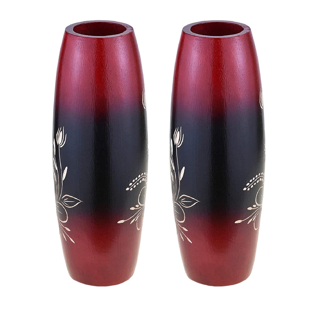 Red Barrel Studio® Cila Handmade Wood Table Vase Wayfair