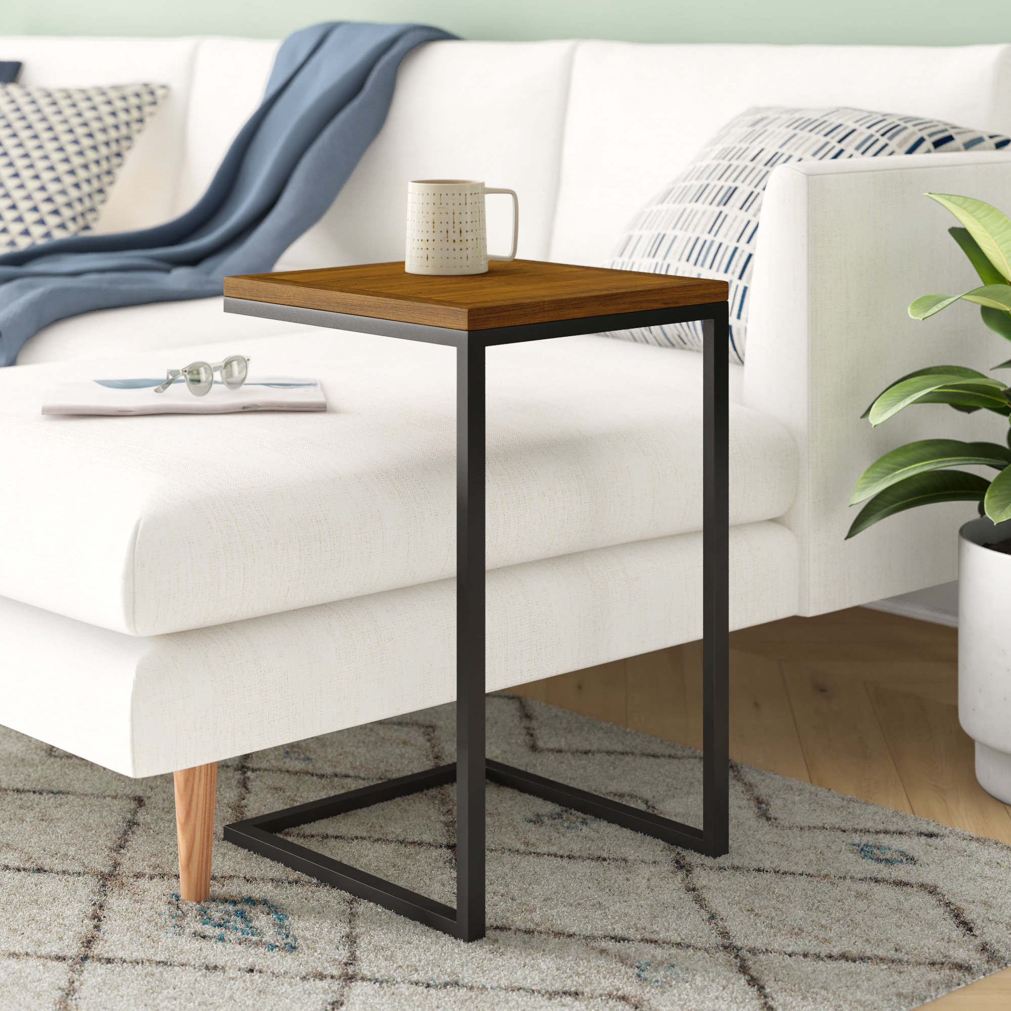 17 Stories Solid Wood C Table End Table & Reviews | Wayfair