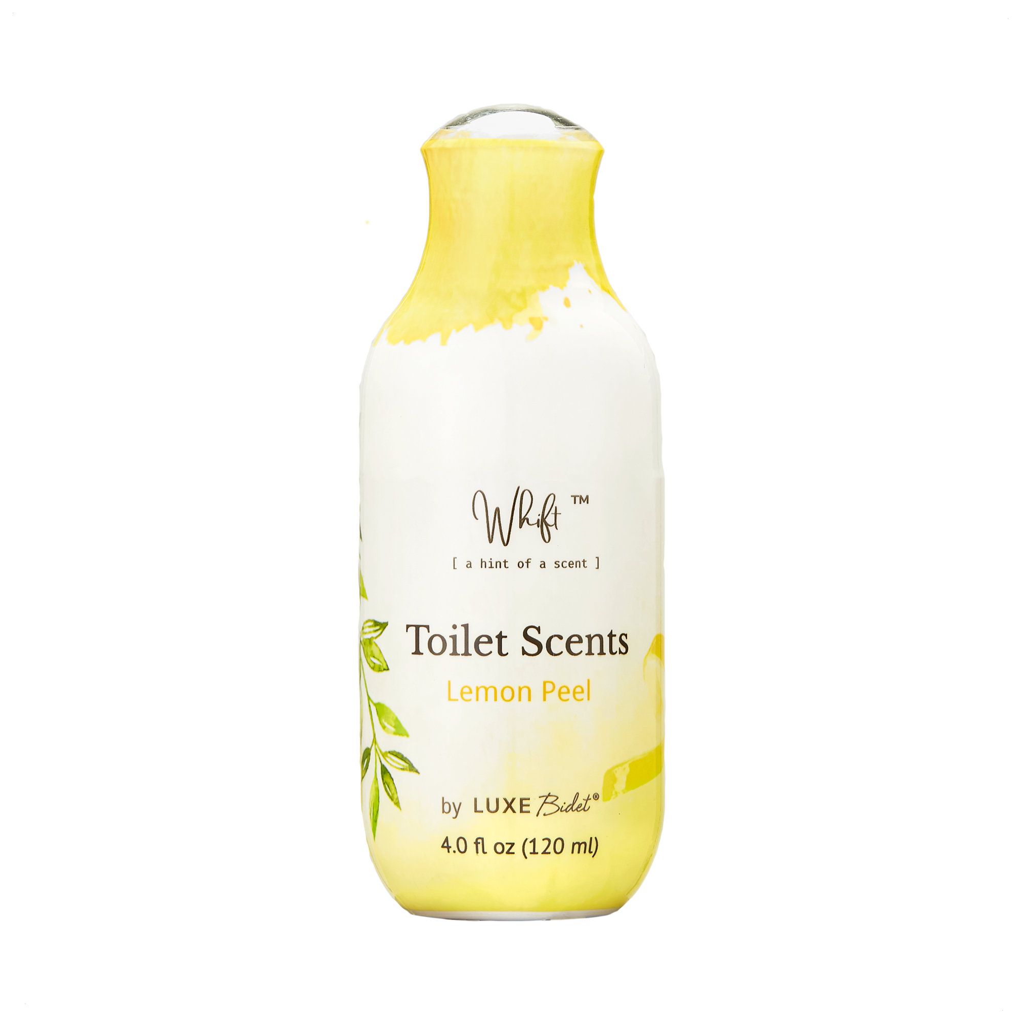 Whift Toilet Scents Spray By Luxe Bidet, Lemon Peel, Value Size 4 Oz