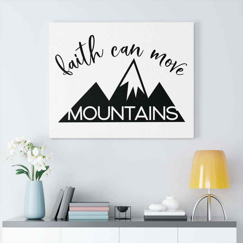 Trinx Faith Can Move Mountains Christian Wall Art Print Ready to Hang
