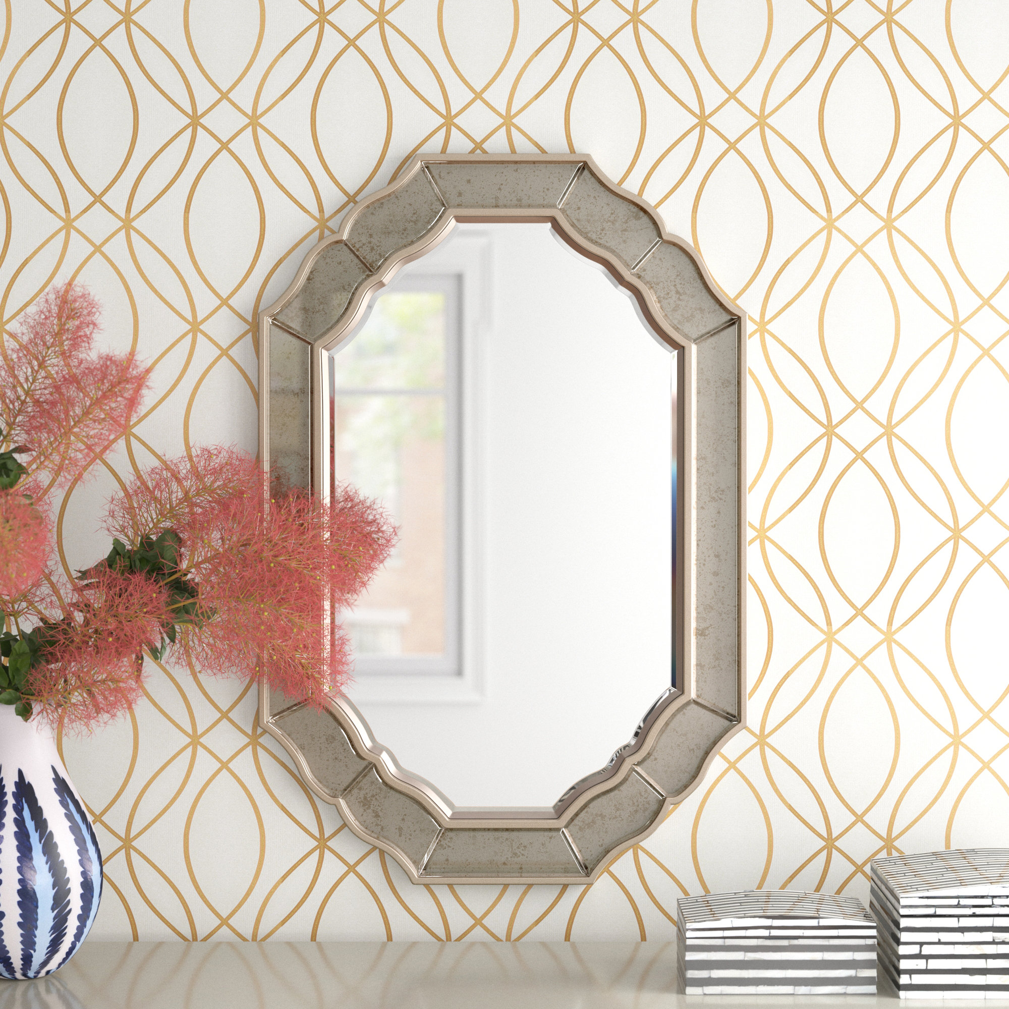 Etta Avenue Elora Oval Glass Wall Mirror & Reviews Wayfair.co.uk