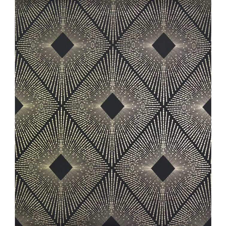 York Wallcoverings Antonina Vella Modern Metals Geometric Wallpaper &  Reviews | Wayfair