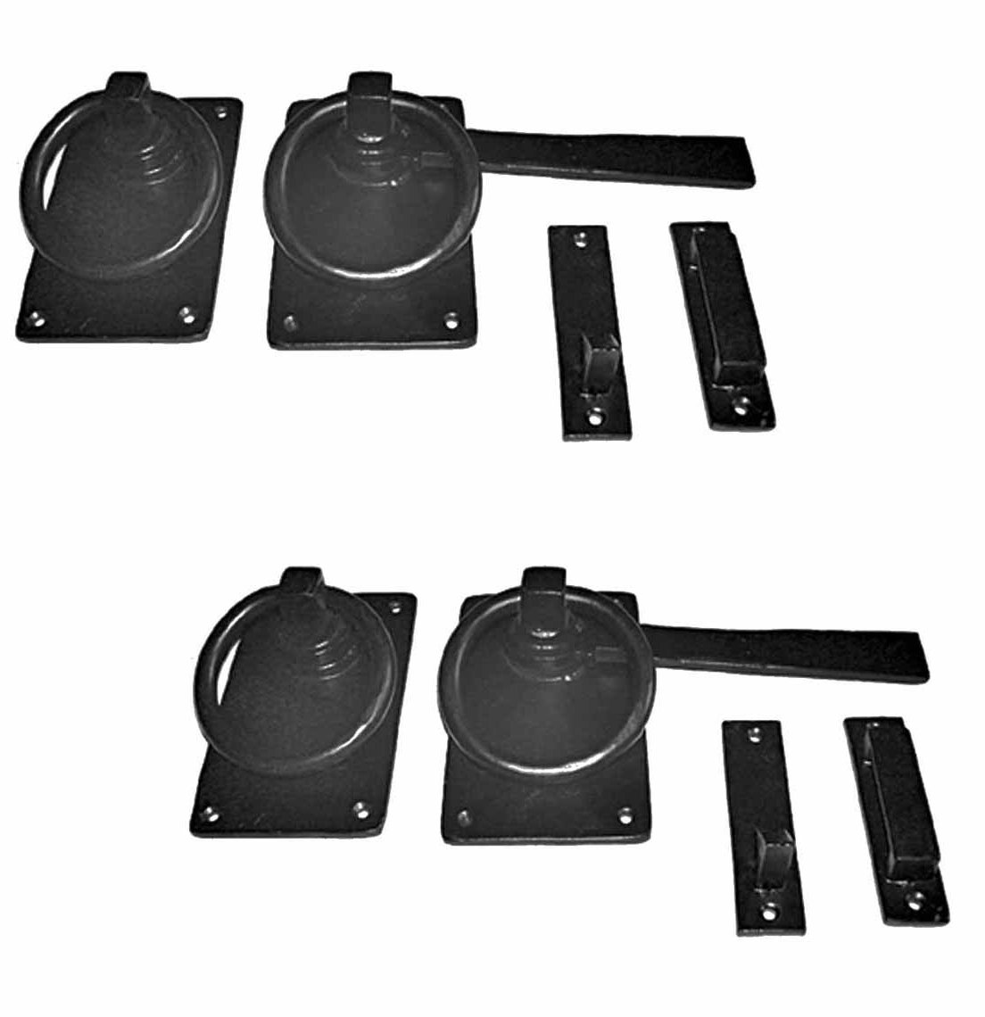 The Renovators Supply Inc. Iron Lock Colonial Fence Gate Latch Wayfair