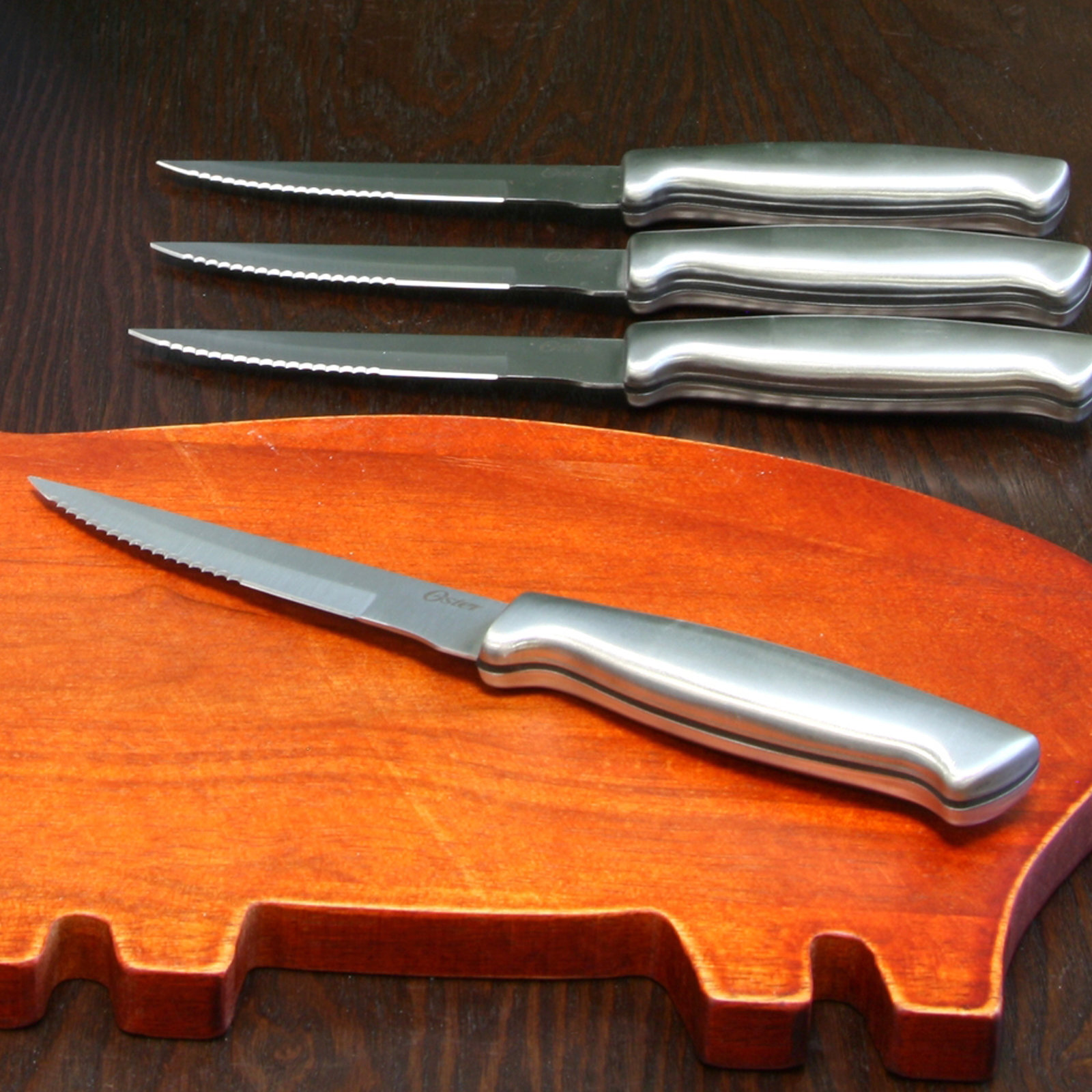 Oster Baldwyn 4 Piece Steak Knife Set & Reviews Wayfair