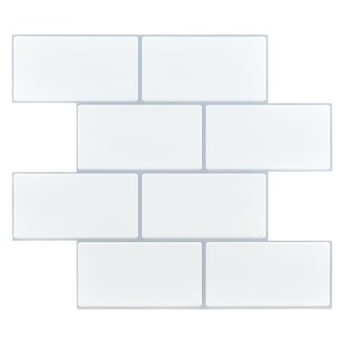 Black Stick On Wall Tiles3 Sizes In Square & Brick Shaped Self Adhesive Tiles 