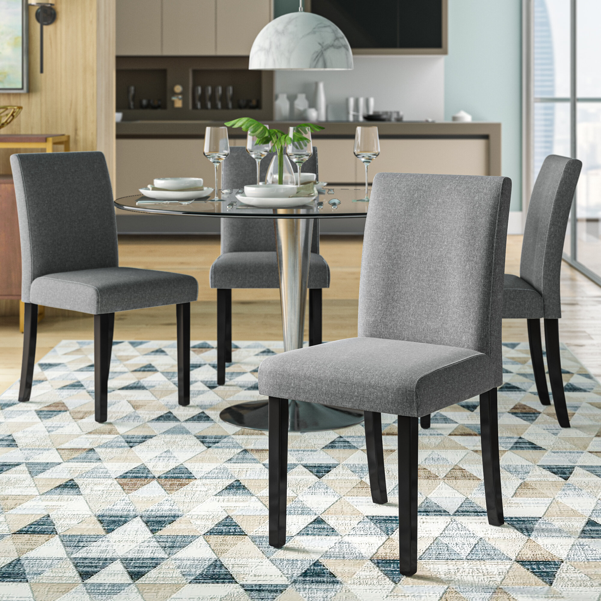 Wayfair   Fabric Kitchen & Dining Chairs You'll Love in 20