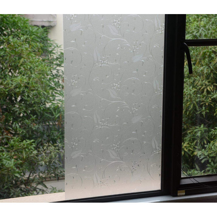 Vine Static Cling Stained Window Film Sticker Glass Door Sticker Privacy Decors 