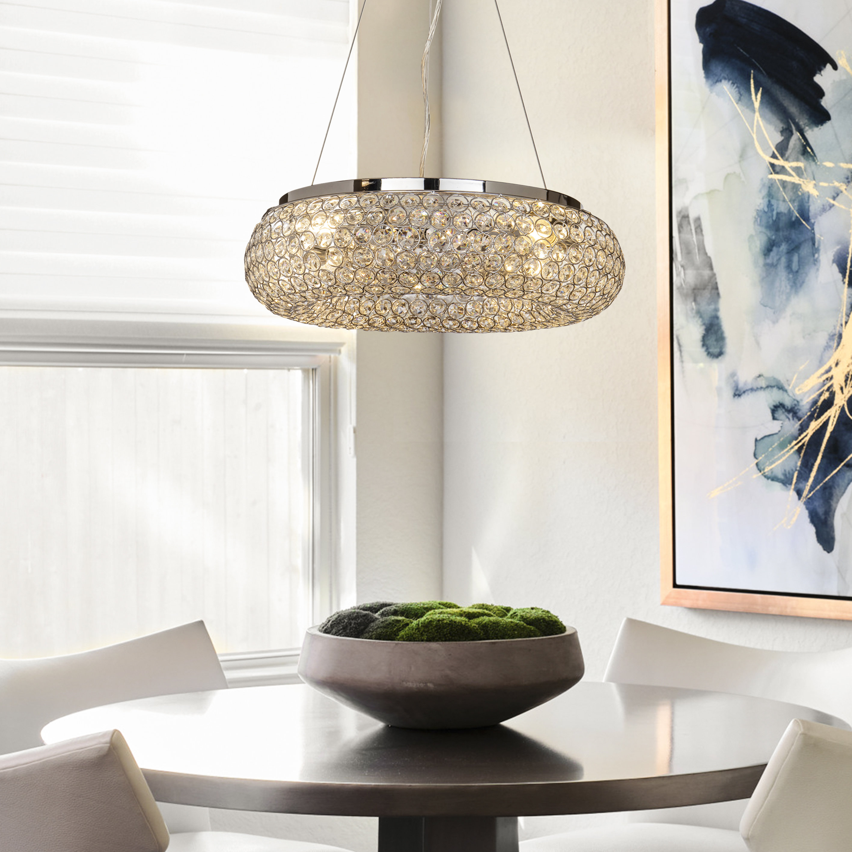 4-Light Unique Doughnut Crystal 