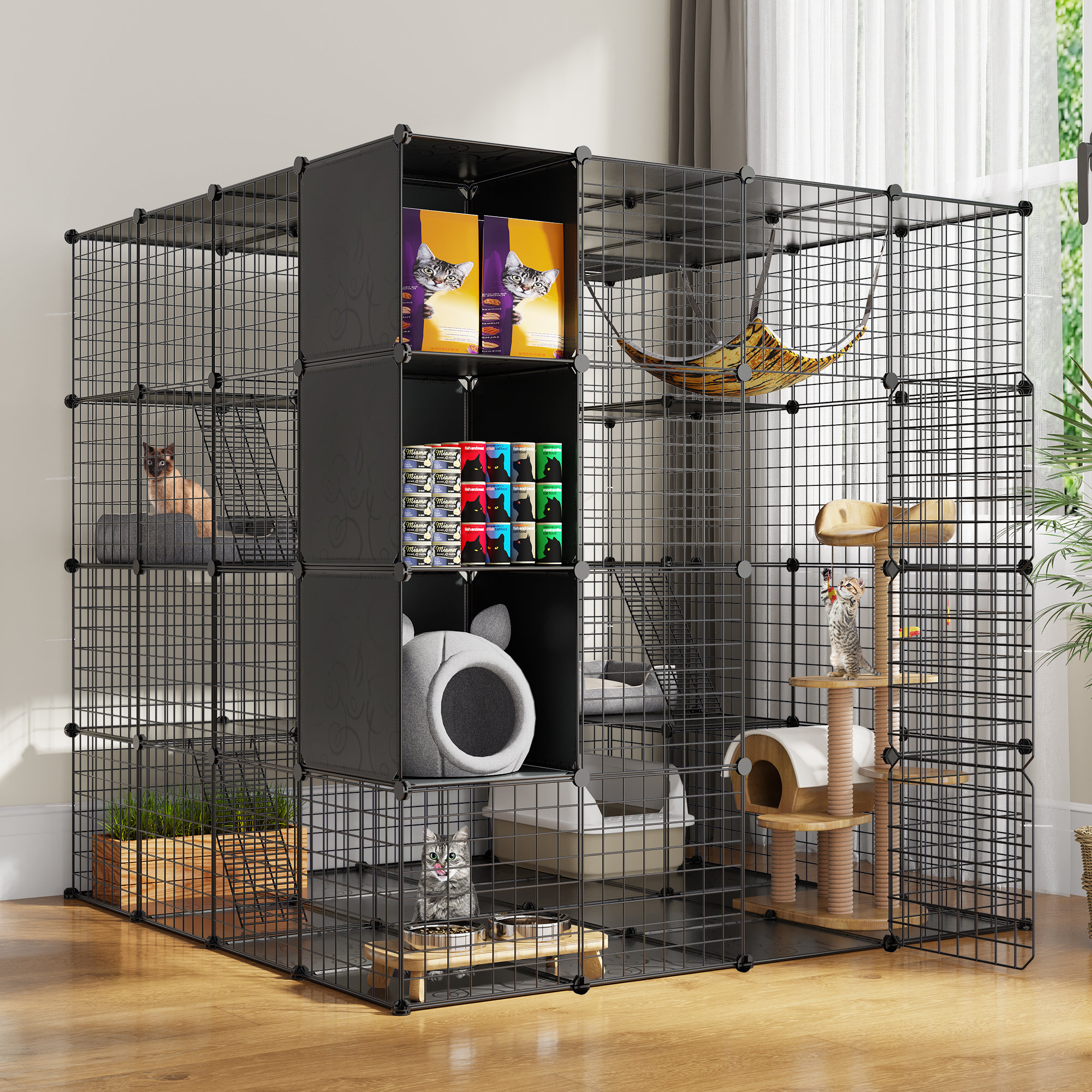 Archie Oscar Boivin Portable Cat Cage Reviews Wayfair