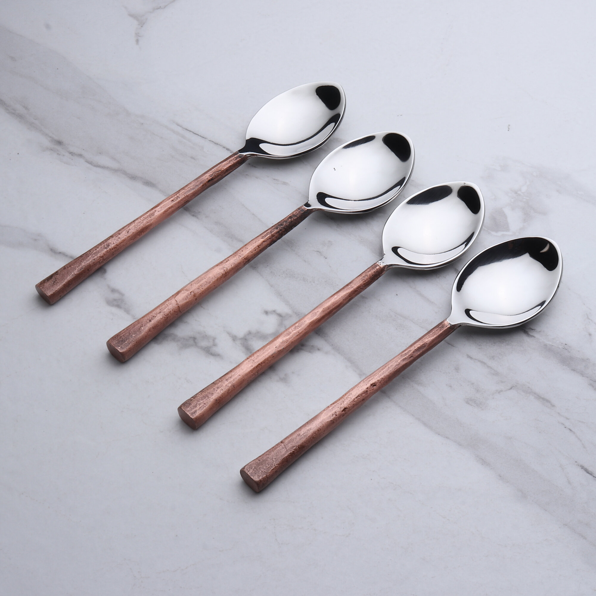 Skull Shaped Sugar Spoon Stainless Steel Gift For Tea Coffee Good Gift 4PC 