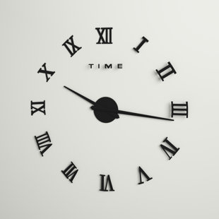 Not Time Keep Track Of Days Day of the Week Mahogany Wall Clock 