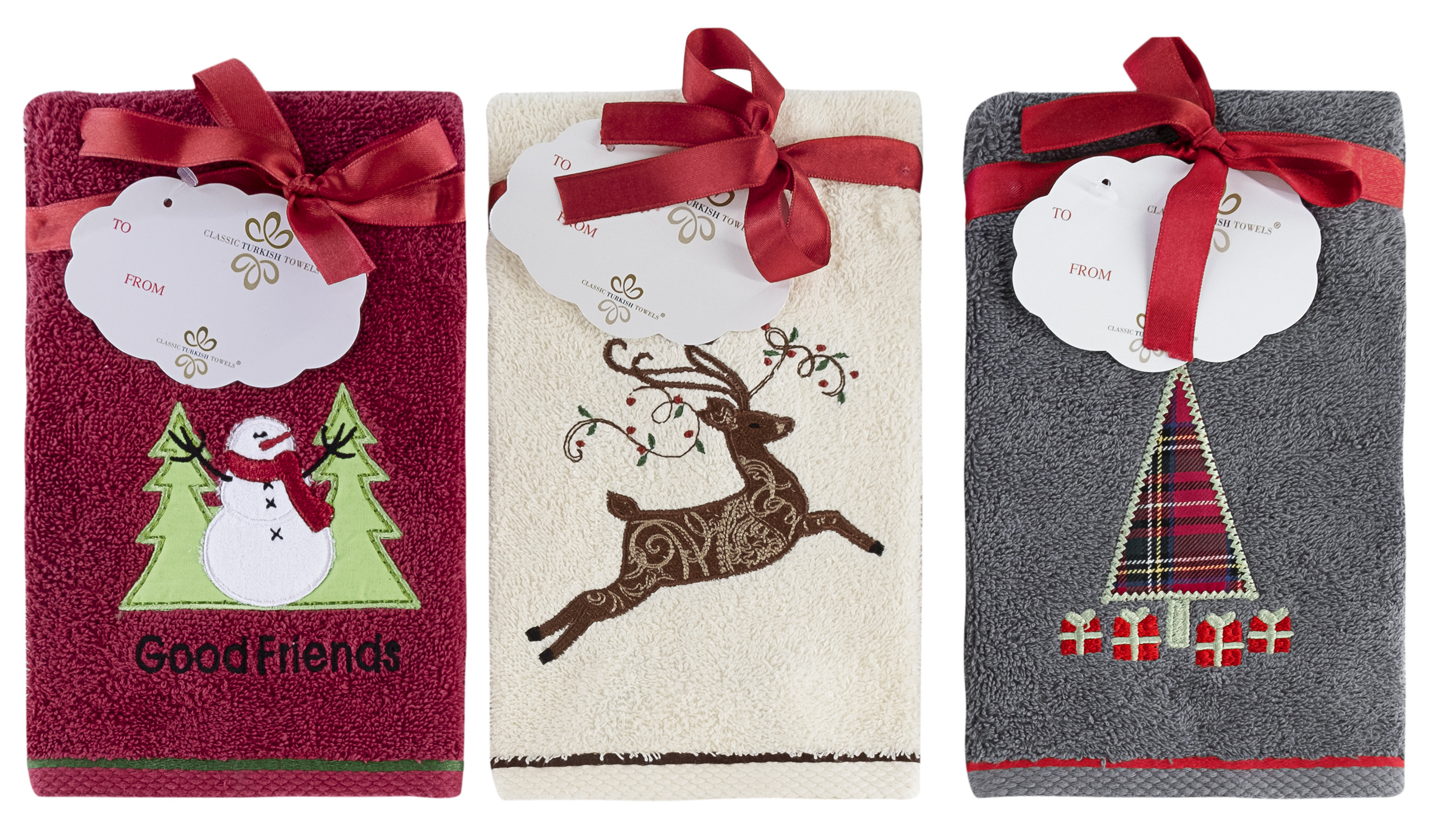 The Holiday Aisle® Daivian 6 Piece 100 Cotton Fingertip Towel Set