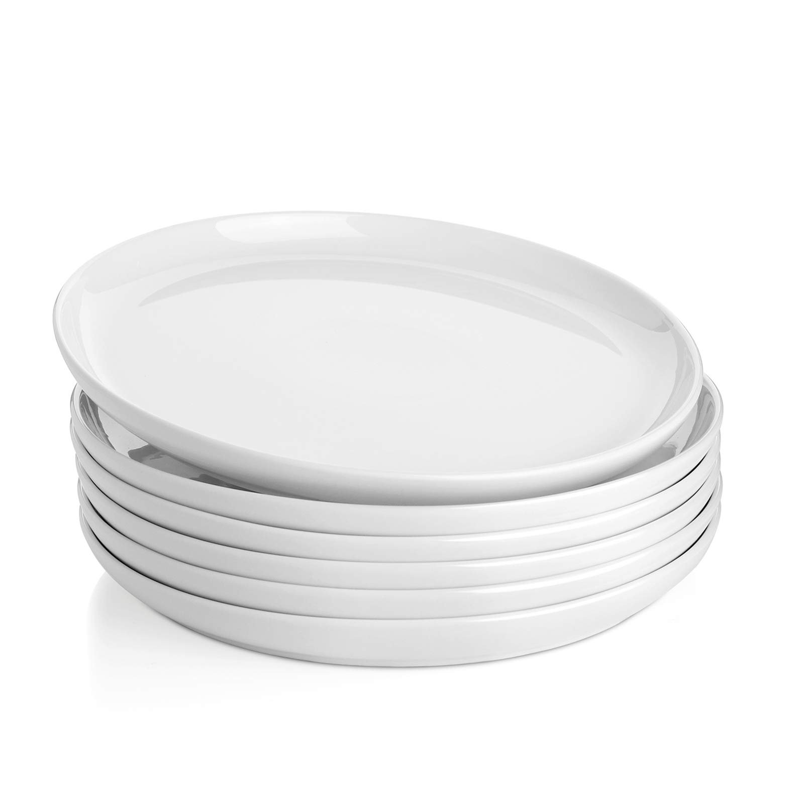 PEDIA Porcelain Round Dinner Plates Set Of 6, Wayfair