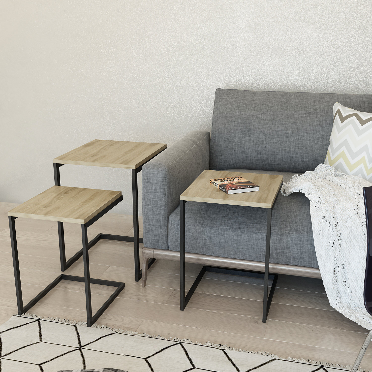 Williston Caelo 22'' Tall C Table Nesting Tables & Reviews Wayfair